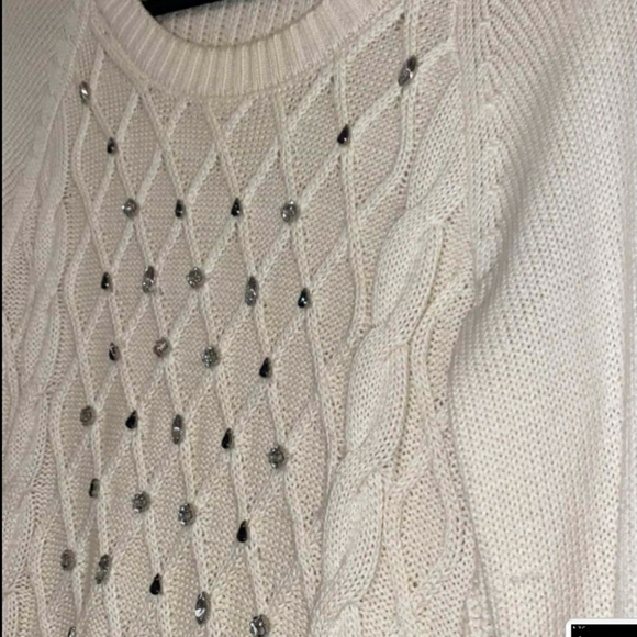 Ella Moss Ivory Jersey Sweater - Picture 4 of 11